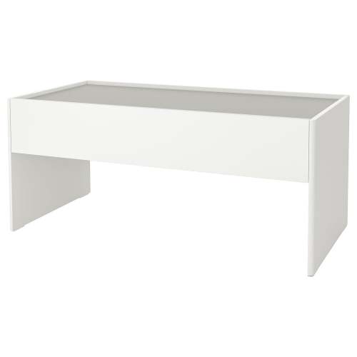 DUNDRA Activity table with storage - white/gray