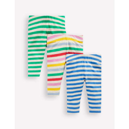 Striped 3 Pack Legging-Oatmeal Multi Stripe | Boden USA