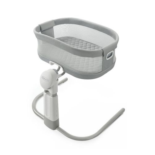 Graco Dream More Deluxe Bedside Bassinet with Calming Motion, Color: Skyler
