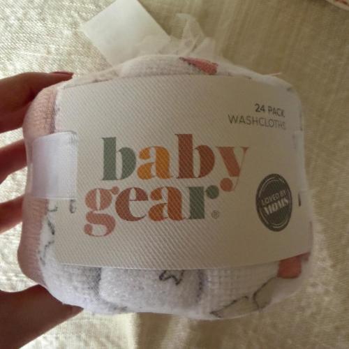 Baby Gear washcloths, 24 pack
