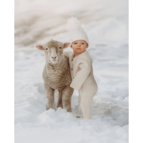 Channing Knit Jumpsuit - Ivory
