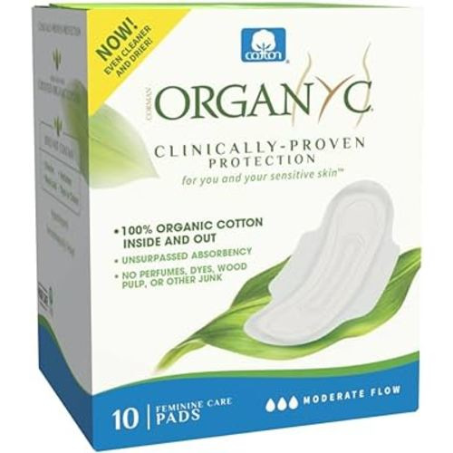 Organyc 100% Certified Organic Cotton Feminine Pads