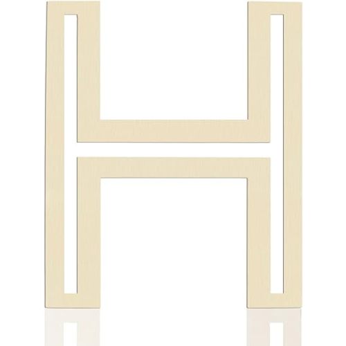 Wooden Letters 12 Inch,1/5 Inch Thick Large Wood Letter H Cutouts Unfinished Wooden Alphabet Letters for Wall Decor Crafts DIY Painting Birthday Party Nursery Holiday Big Home Decorations