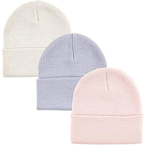 Hudson Baby Baby Knit Cuffed Beanie 3pk