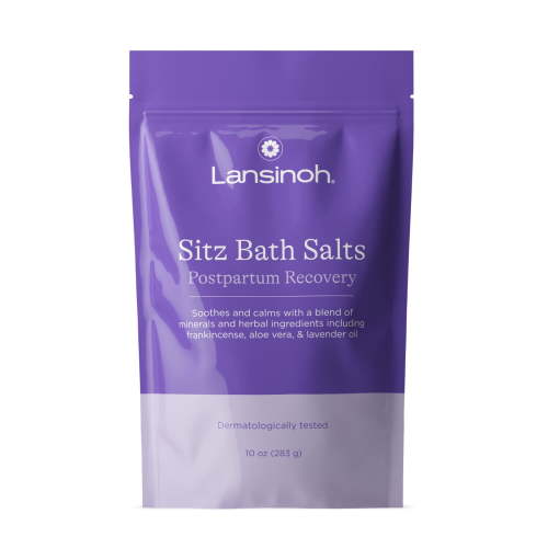 Lansinoh Sitz Bath Salts Postpartum Essentials, with Soothing and Calming Ingredients 10oz HSA/FSA Eligible