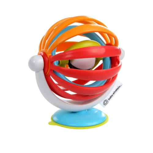 Baby Einstein Sticky Spinner BPA-Free High Chair Activity Toy, Ages 3 Months+