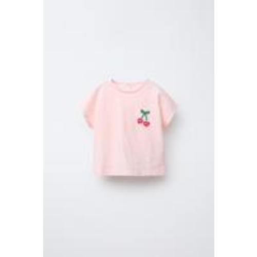 CHERRY T-SHIRT - Pink | ZARA United States