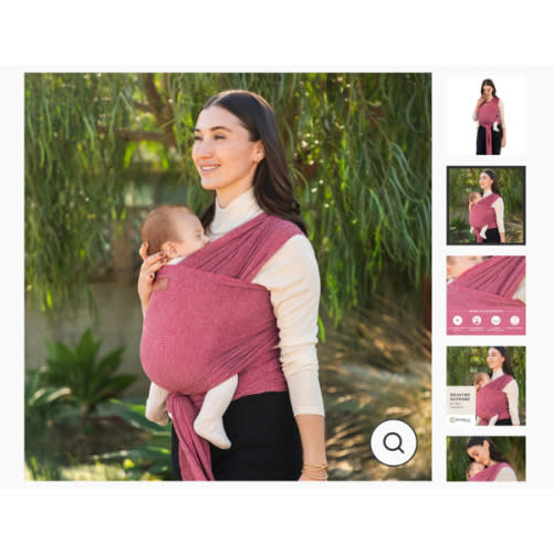 Waffle Knit Wrap - Desert Rose