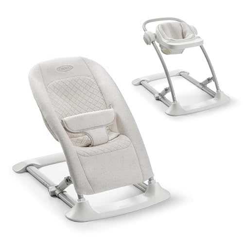 Graco Jumpstart 4-in-1 Activity Infant Bouncer and Jumper - 4 Ways to Play with Floor Seat and Kids Chair Modes