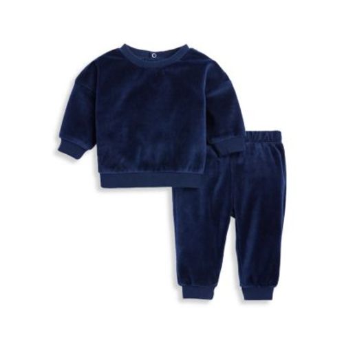 Bloomies Baby Unisex Velour Top & Pants Set - Baby