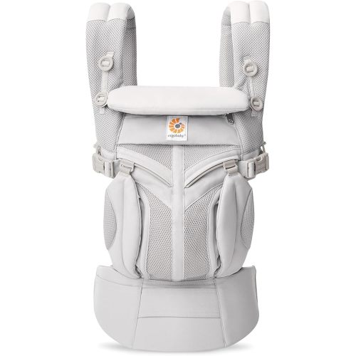 Ergobaby Omni Classic (formerly OMNI 360) All-Position Baby Carrier for Newborn to Toddler with Lumbar Support and Cool Air Mesh, 7-45 Pounds, Pearl Grey, One Size