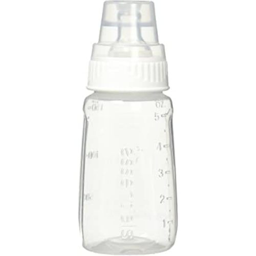 NUK Gerber First Essentials Clear View Silicone Bottle, Slow Flow, 5 oz
