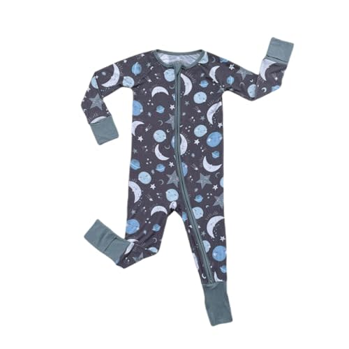 Little Sleepies Pajamas for Baby Boys & Girls, Viscose from Bamboo Baby Pajamas, Preemie & Newborn Sleepers, 2-Way Zipper PJs