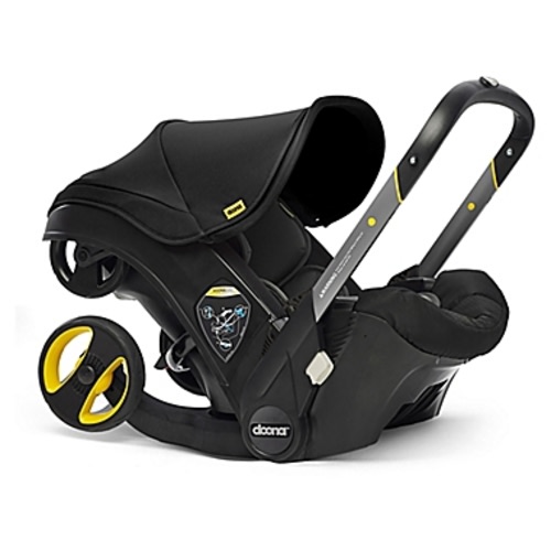 Doona™+ Infant Car Seat/Stroller with LATCH Base in - Nitro/black