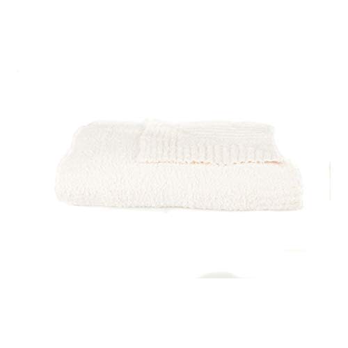 SARANONI Bamboni Luxury Baby Blanket, Breathable & Soft Plush Blanket for Infant Boys & Girls (Ivory, Mini 15” x 20”)