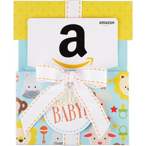 Amazon.com Gift Card in a Hello Baby Reveal