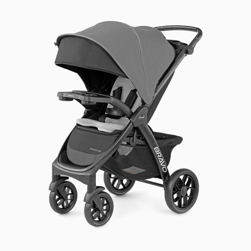 Chicco Bravo LE ClearTex Quick-Fold Stroller - Pewter