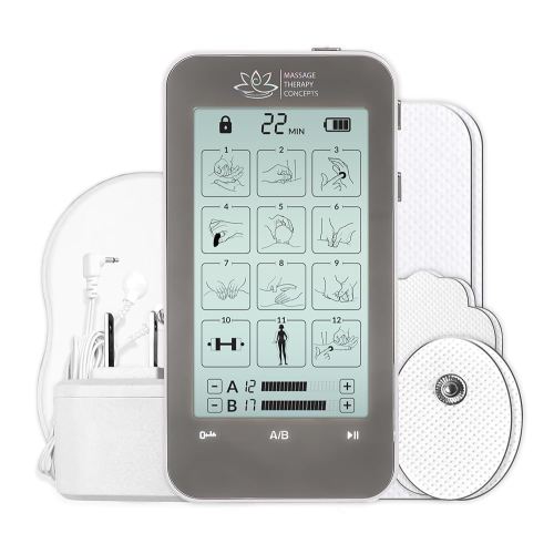 TENS Unit Muscle Stimulator - Non-Invasive EMS Therapy Machine for Neck, Shoulder & Back Pain Relief, Sciatica, Arthritis - Safe & Portable with 12 Modes & 20 Intensity Levels
