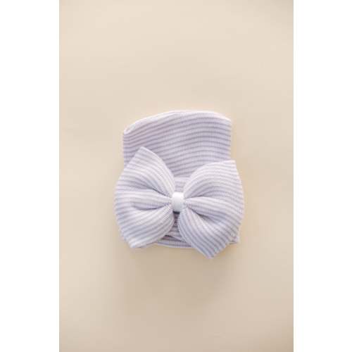 Hand Stitched Newborn Bow Hat