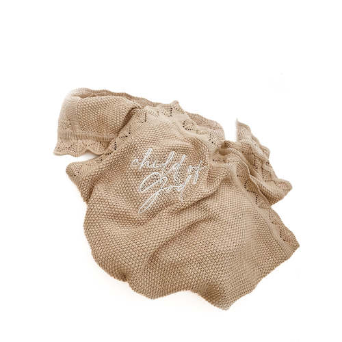 Child of God Knit Blanket – OUR HOUSE ABOVE