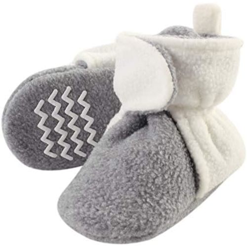 Hudson Baby Unisex-Child Cozy Fleece Booties Winter Accessory Set
