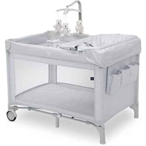 GAP babyGap Deluxe Play Yard, Grey Stripes