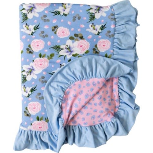 Lillian Ruffle Toddler Blanket