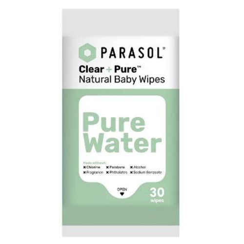 Parasol Clear+Pure Natural Baby Wipes - 30ct