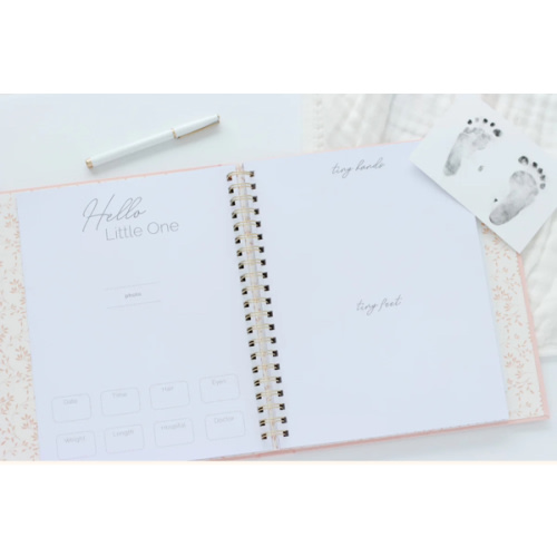 First Year Baby Memory Book - Pink