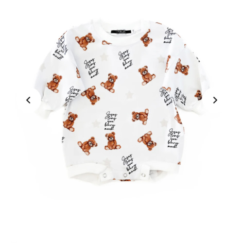Jesus Loves You Beary Much Bubble Jumpsuit – AmorClothingCo.
