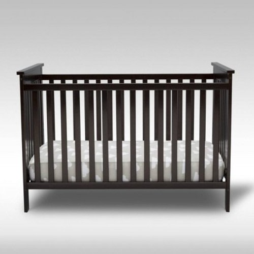 Delta Children Adley 3-in-1 Convertible Crib, Color: Dark Chocolate