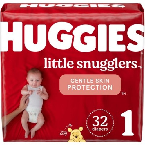 Huggies Little Snugglers Baby Diapers – (select Size And Count)