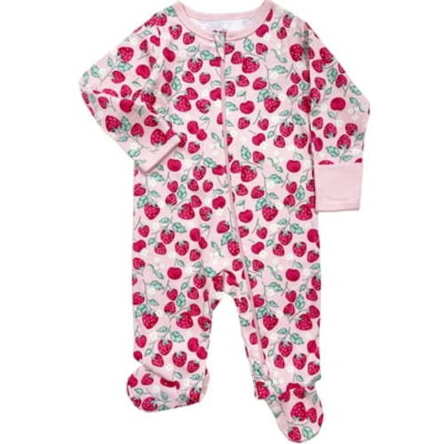 Wonder Nation Baby Gender Neutral Zip Front Footed Sleep N Play Pajamas, Sizes Preemie-6/9 Months