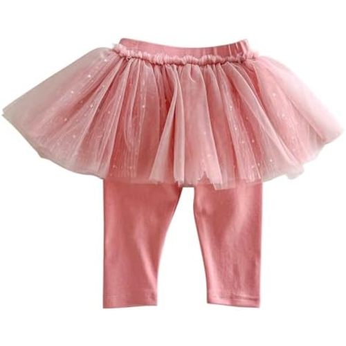 HOOLCHEAN Baby Infant Girls Sparkling Sequin Tutu Skirt Legging Toddler Cotton Pants