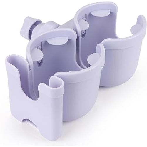 Accmor Stroller Cup Holder with Phone Holder, Bike Cup Holder, Universal Cup Holder for Uppababy Nuna Doona Strollers, 2-in-1 Cup Holder for Walker, Wheelchair, Scooter