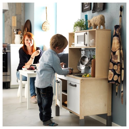 DUKTIG play kitchen, birch IKEA