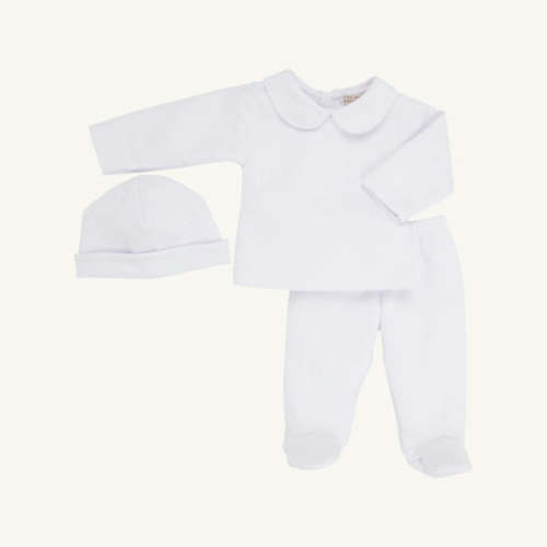 Hart's Hold Me Set (Pima Jacquard) - Worth Avenue White