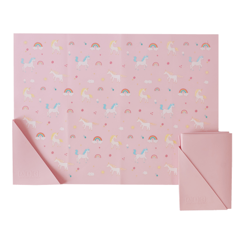 Silicone Placemat Unicorn Bubblegum Pink – Austin Baby Collection
