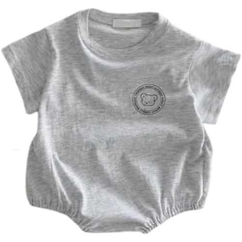 famuka Baby Boys Girls Shirts Stripes Rompers Unisex Baby Summer Clothes