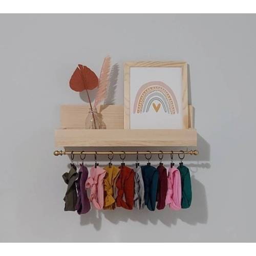 Headband Holder With Shelf Bow Holder With Clips for Baby - Etsy