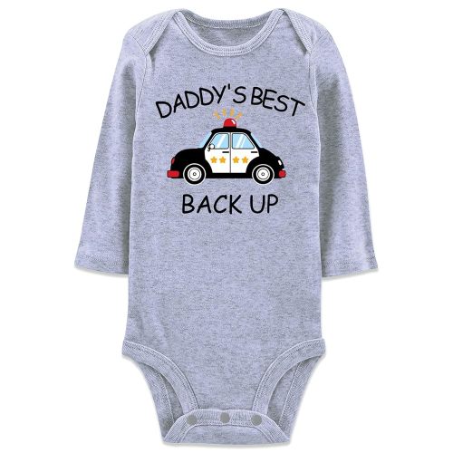 Baby Boys Girls Cotton Romper Newborn Funny Saying Bodysuit Long Sleeve Infant Neutral Jumpsuit 0-12 Months