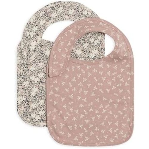 Colored Organics - 2-Pack Organic Cotton Baby Bibs - Bibs for Baby Girls & Boys