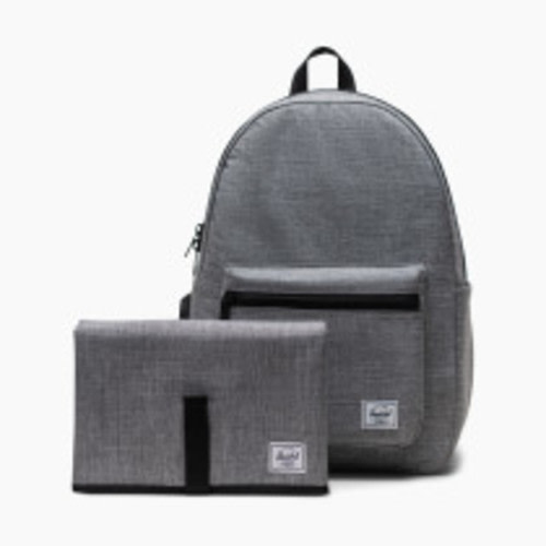 Herschel Supply Co. Settlement Backpack Diaper Bag - Raven Crosshatch