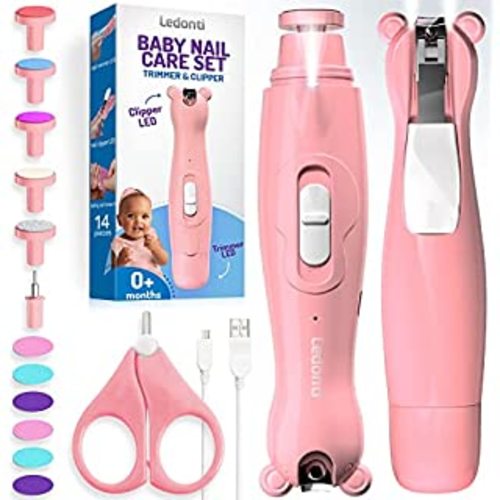 Amazon.com : Baby Nail Clippers 20 in 1 by Royal Angels Baby | Safe Electric Baby Nail Trimmer, Baby Nail File Kit, Additional Replacement Heads, Newborn Toddler Toes and Fingernails, Trim and Polish (Blue) : Baby