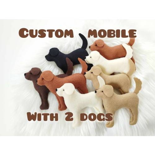 Labrador mobile,Dog baby mobile, Labrador mobile nursery, Dog mobile, Puppy cot mobile, Labrador Nursery Decor, Baby gift, P #68