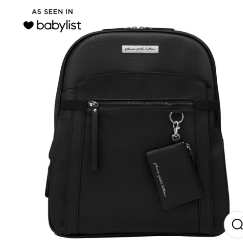 2-in-1 Provisions Breast Pump & Diaper Bag Backpack in Ebony