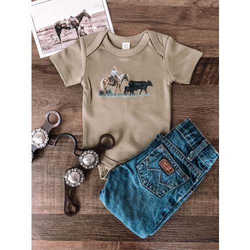 Get Along Bodysuit (Baby) - Herb