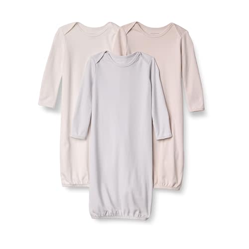 Amazon Essentials Unisex-Baby Long Sleeve Sleeper Cotton Gown