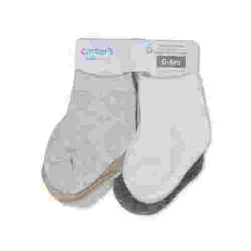 Carter's Child of Mine, Infant Baby Boy Ribbed Crew Socks, 6 Pack, Size 0-12 Months