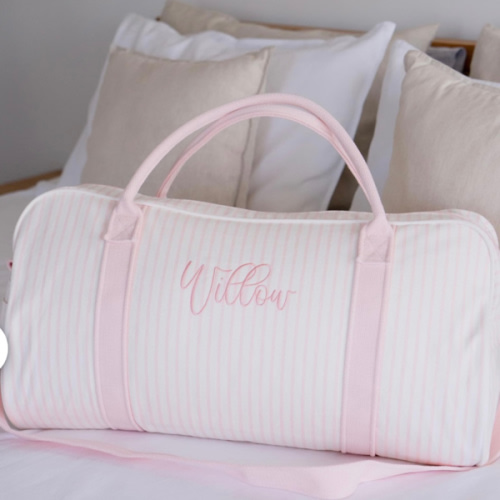 Personalized-Soft Pink Stripe